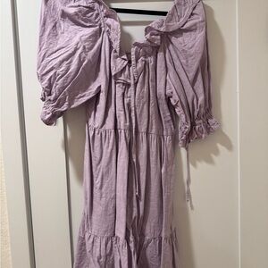 Lavender Mini Dress